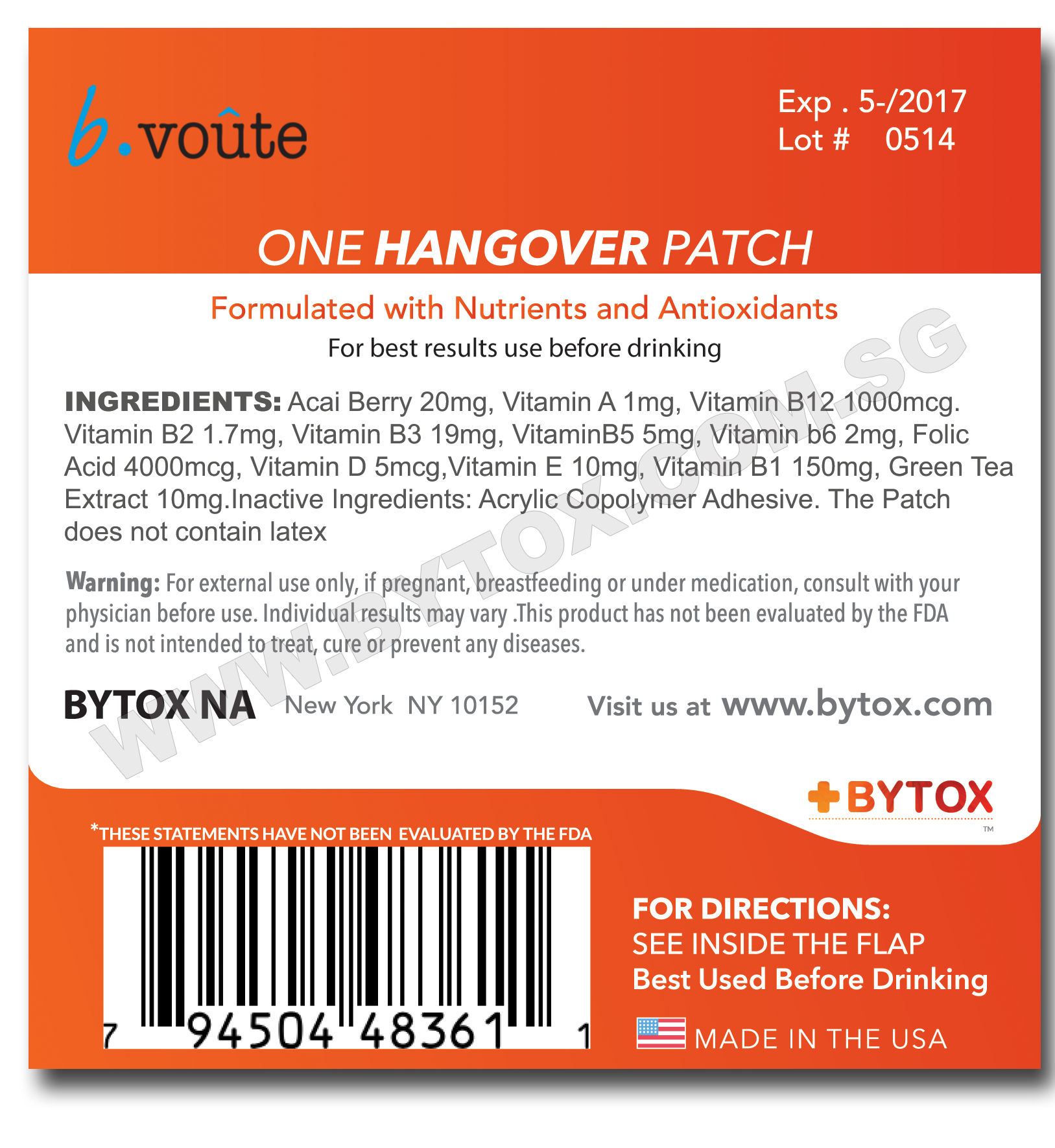 Bytox Hangover Patch Review - Do patches work?