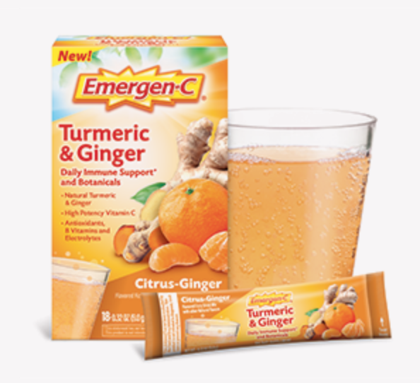 emergen c ginger and turmeric for hangovers